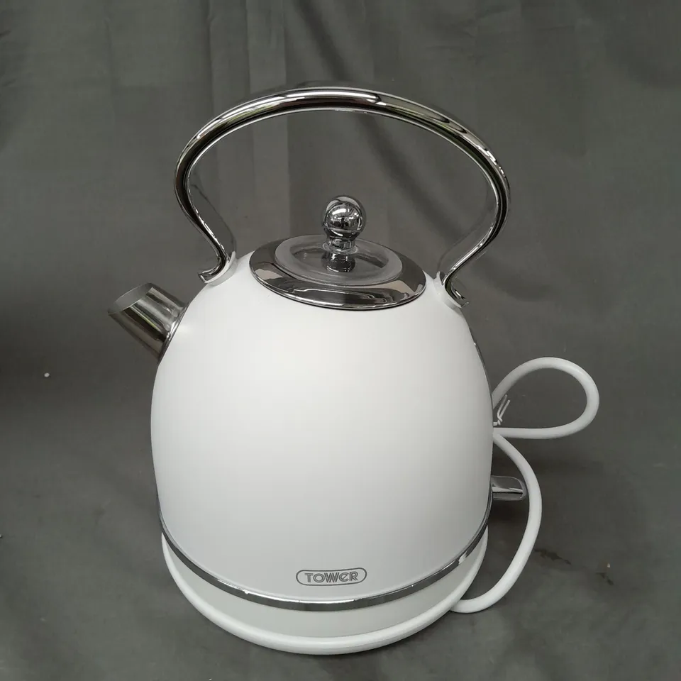 TOWER HERITAGE 3KW 1.7L DOME KETTLE WHITE