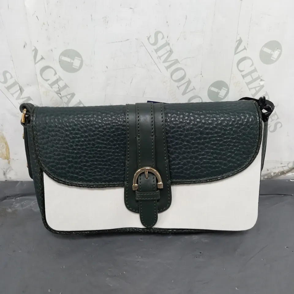PAUL COSTELLOE FAUX LEATHER GREEN BAG