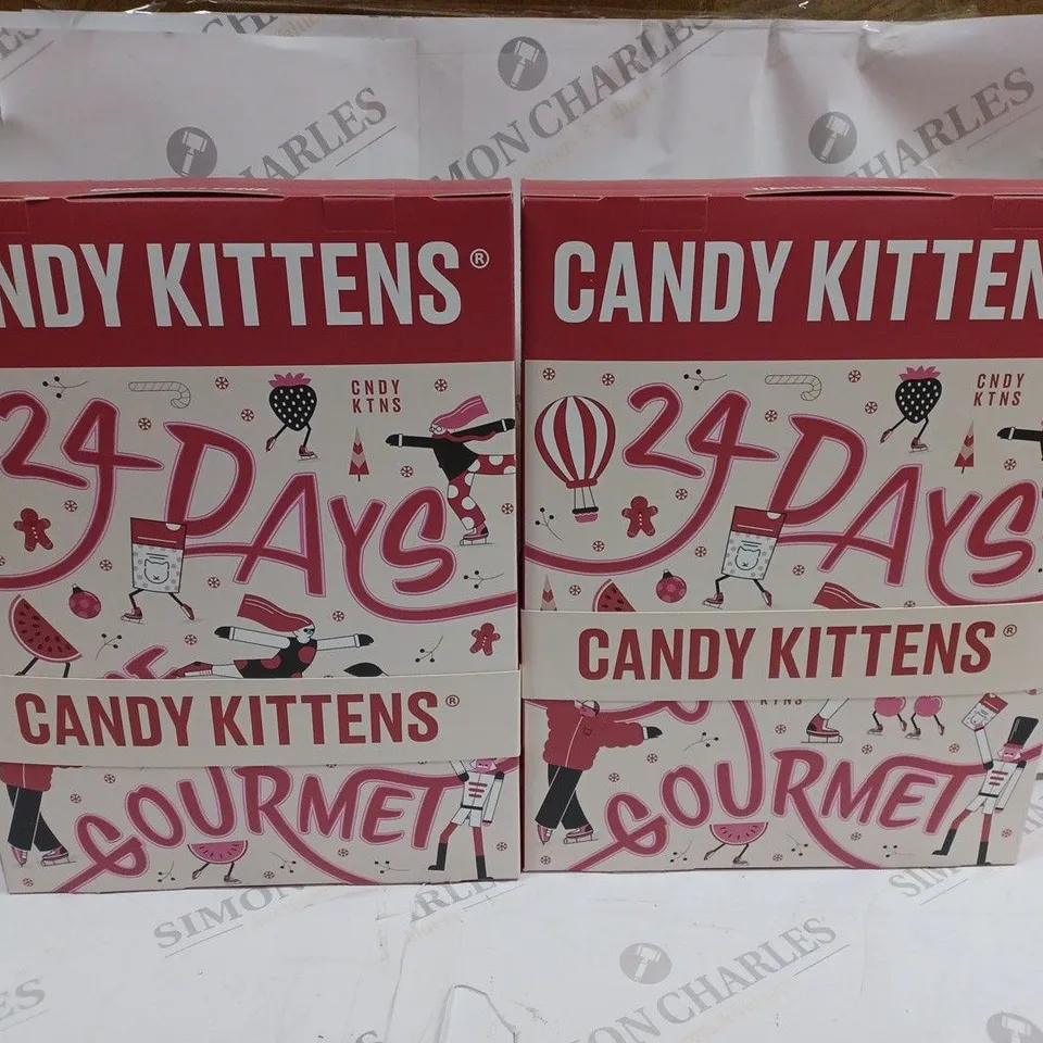 2 CANDY KITTENS ADVENT CALENDERS