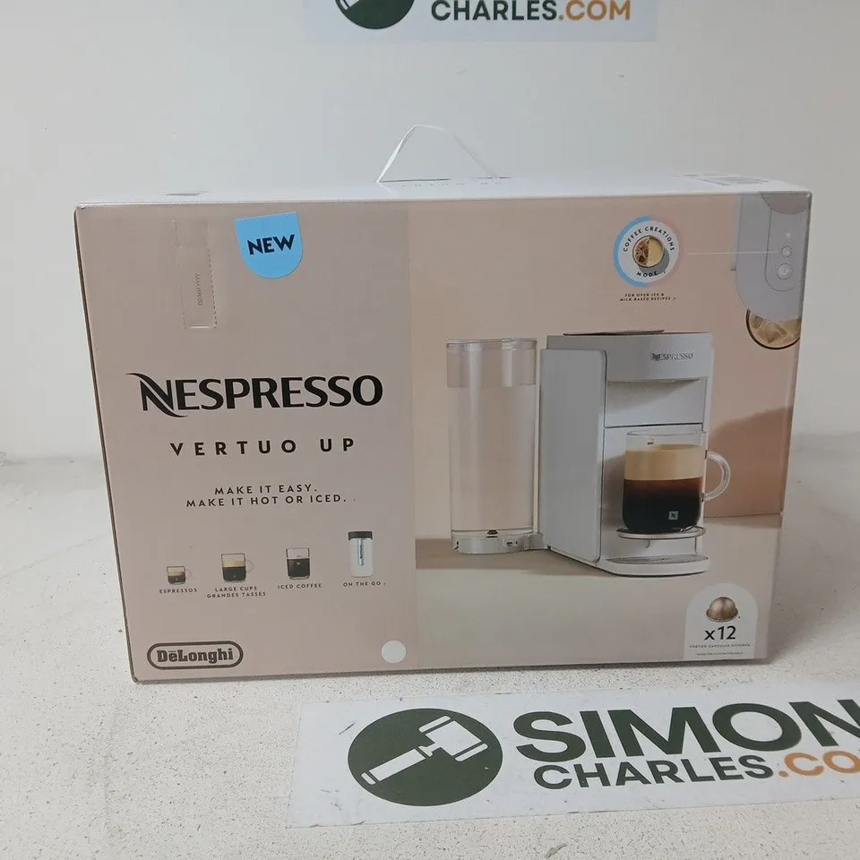 NESPRESSO VERTUO UP DELONGHI MACHINE BOXED