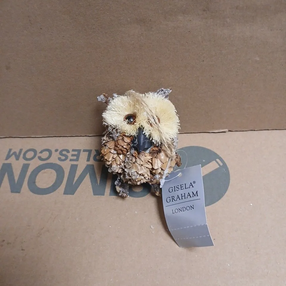 BOX OF APPROXIMATELY 22 X GISELA GRAHAM OWL HANGING DECORATIONS