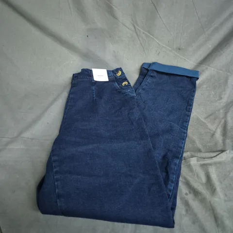 SEASALT CORNWALL WATERDANCE TAPERED ANKLE TROUSERS – DARK INDIGO, TALL, UK 10