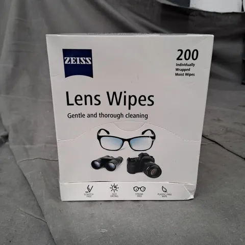 SEALED ZEISS LENS WIPES PACK OF 200