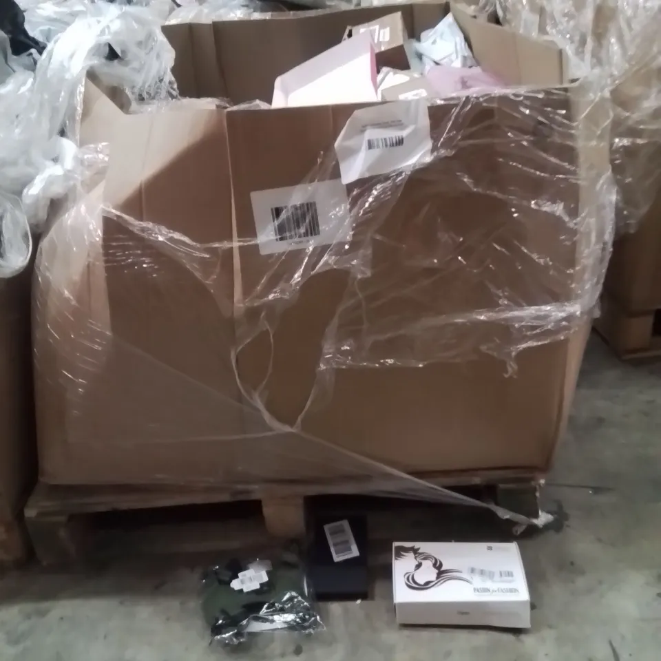 PALLET CONTAINING A LARGE QUANTITY OF TECH,HOME,PET,HAIR,ACCESSORIES,CAR ELECTRONICS PRODUCTS TO INCLUDE;WIG,DOG HARNESS,PHONE CASE