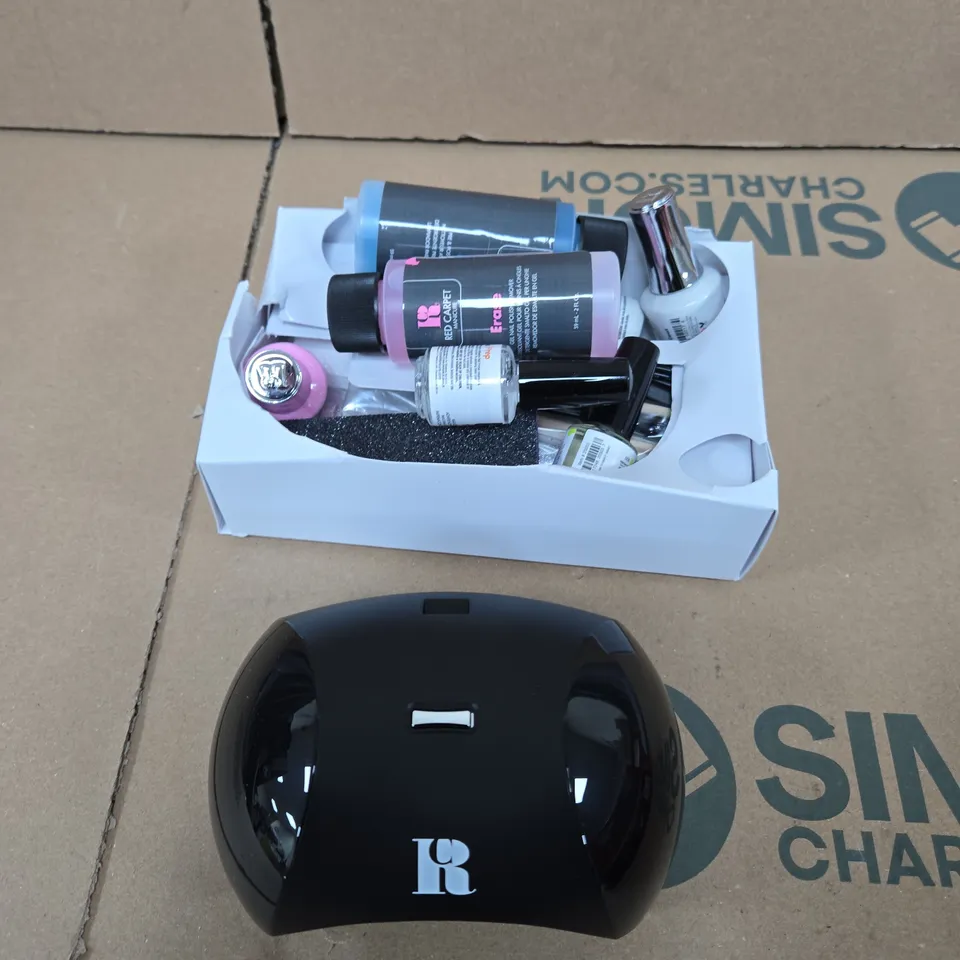 RED CARPET MANICURE GEL POLISH PRO KIT WITH LED LAMP