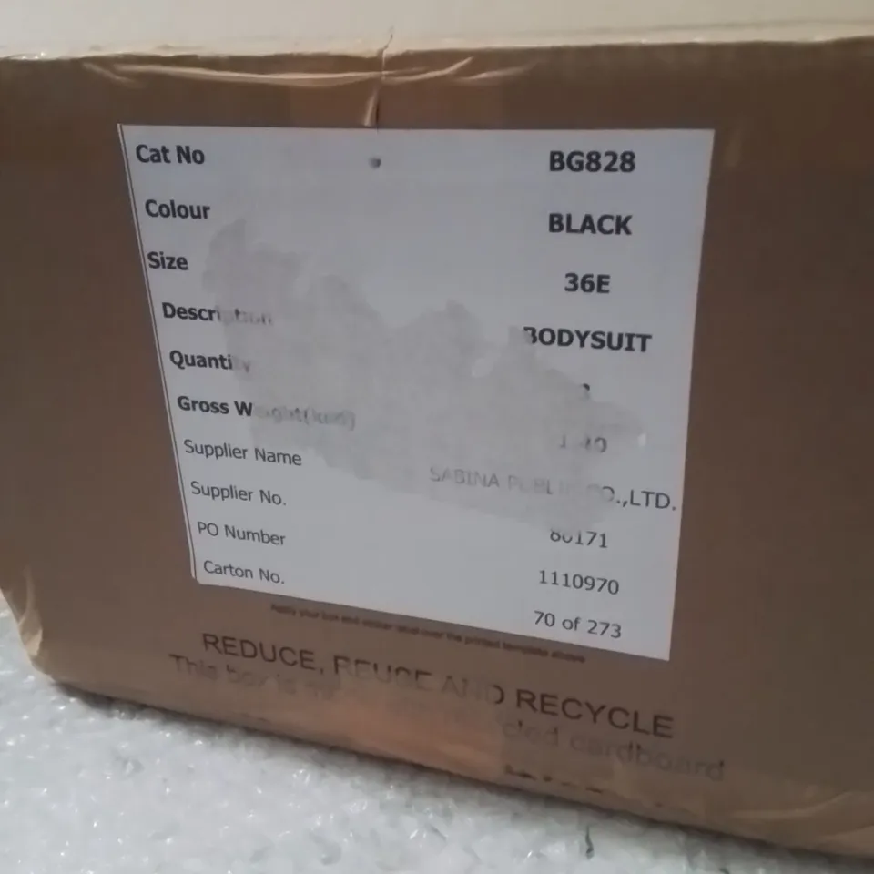 BOXED BRAND NEW APPROXIMATELY 3 MAGISCULPT BLACK BODYSUIT SIZE 36E