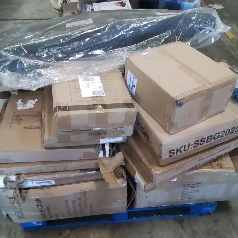 PALLET CONTAINING VARIOUS ASSORTED BOXED HOUSEHOLD ITEMS 