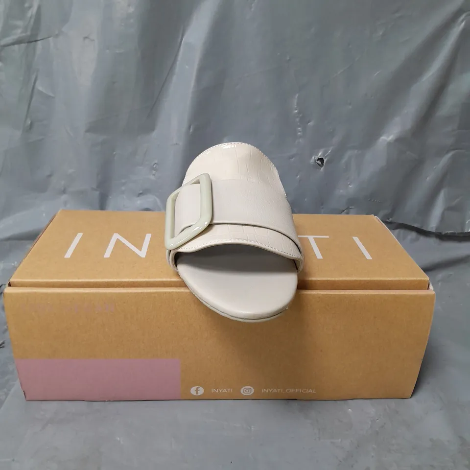 INYATI NATALIE LADIES SANDALS TAUPE CROC SIZE 6