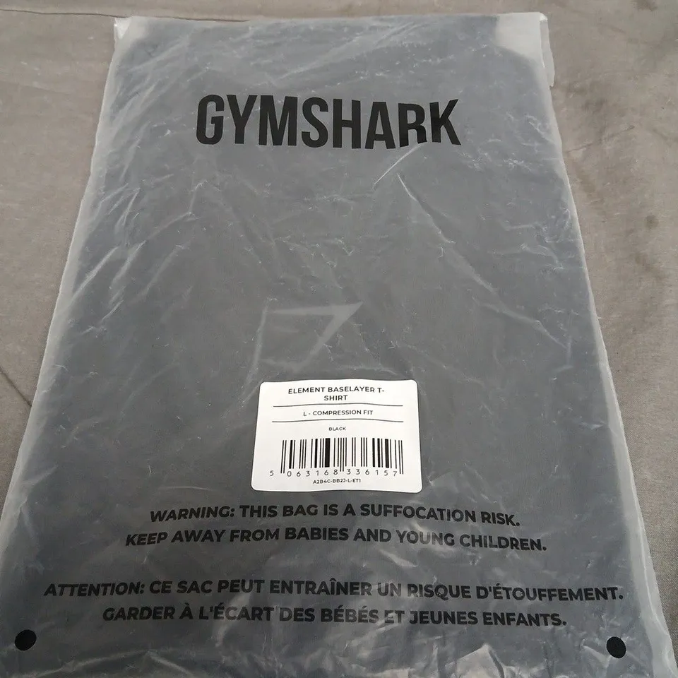 GYMSHARK ELEMENT T-SHIRT SIZE L