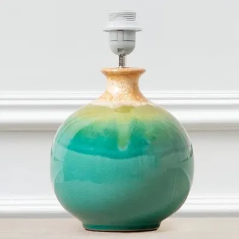 BOXED NESO CERAMIC LAMP BASE LAMP WITHOUT SHADE (1 BOX)