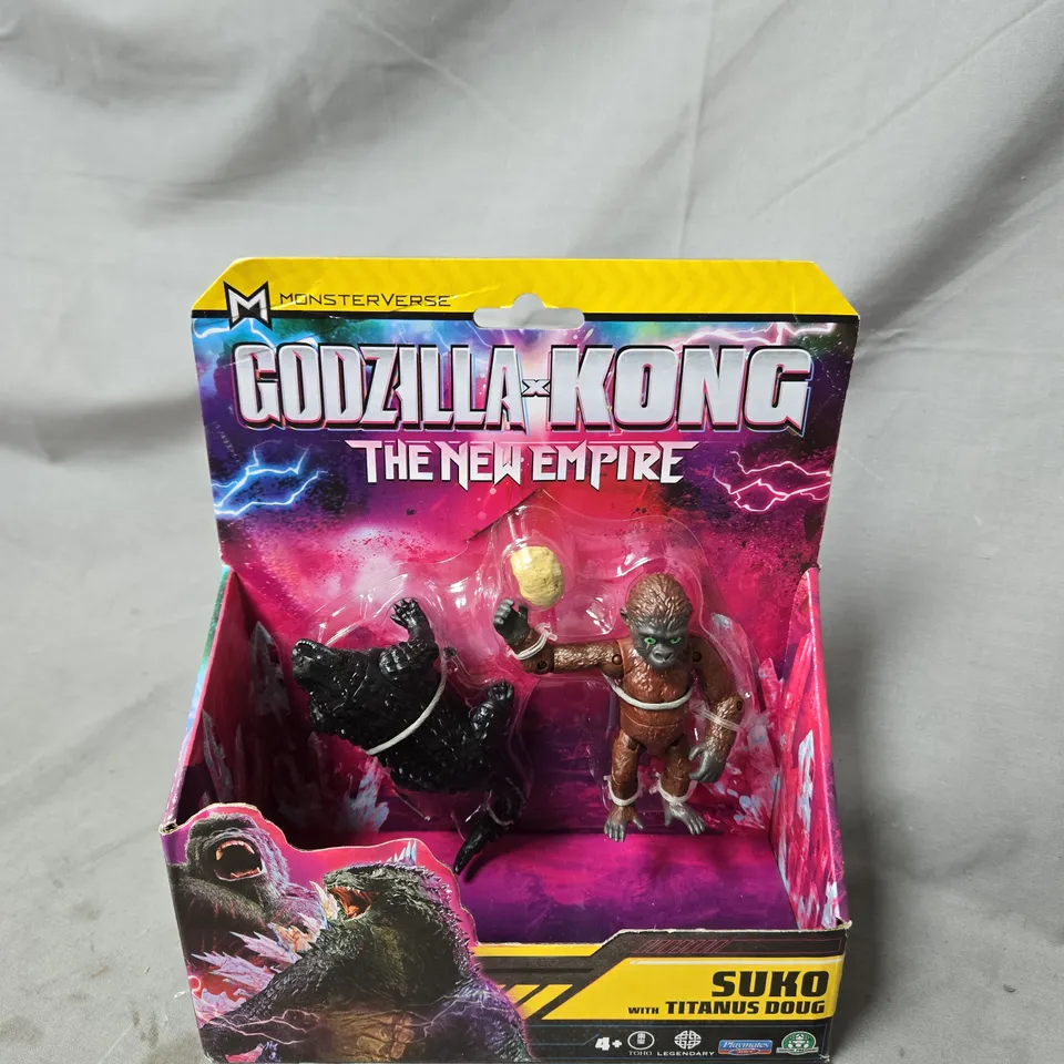 GODZILLA X KONG: THE NEW EMPIRE MONSTERVERSE ACTION FIGURE – SUKO WITH TITANUS DOUG 