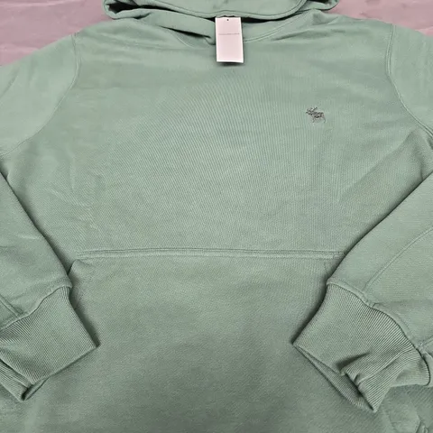 ABERCROMBIE AND FITCH LOGO HOODIE - SIZE M