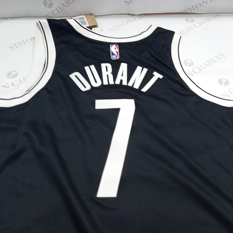 NIKE NBA BROOKLYN SPORTS JERSEY IN BLACK - L