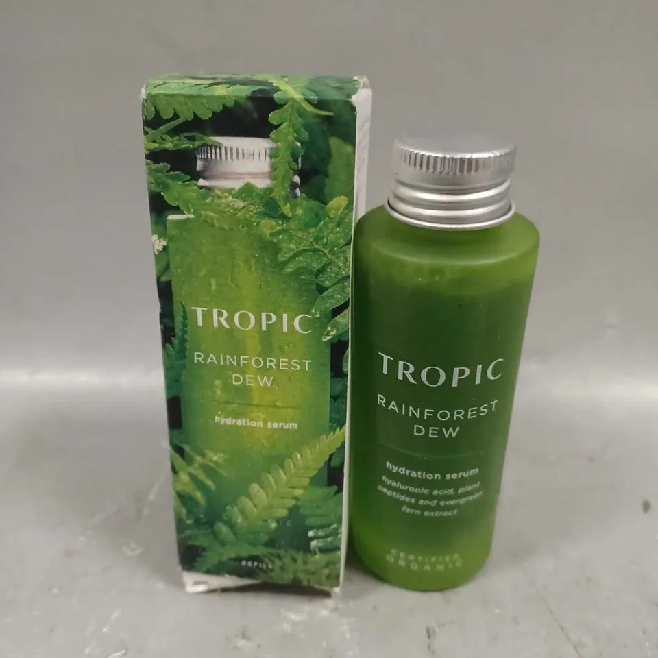 BOXED TROPIC SKINCARE RAINFOREST DEW HYDRATION SERUM 30ML