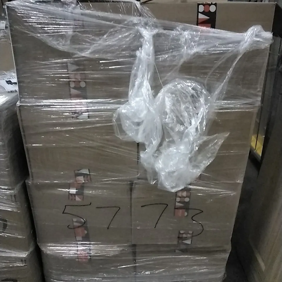 PALLET OF ASSORTED ITEMS INCLUDING SCREEN PROTECTORS, FILTERING BALF MASK, CHRISTMAS BAUBLES, 7.5M COHESIVE BANDAGE, INDIAN JEWELLERY SET, MONEY HEIST MASK