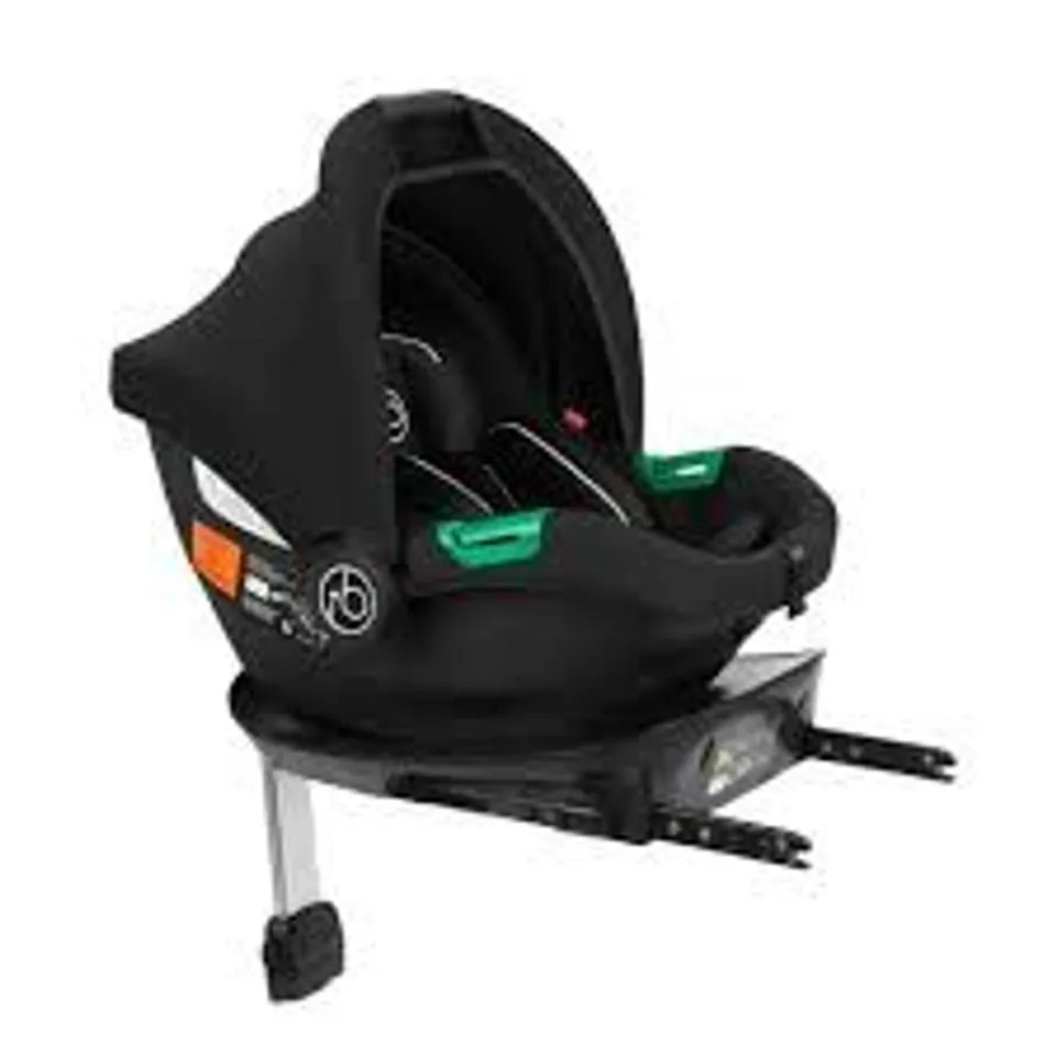BOXED ICKLE BUBBA CIRRUS I-SIZE CAR SEAT & ISOFIX BASE - BLACK
