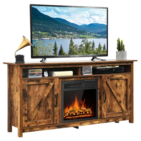 BOXED COSTWAY 60" TV STAND ENTERTAINMENT UNIT (1 BOX)