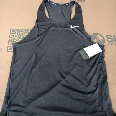 NIKE RUNNING SLIM FIT TANK IN BLACK - LARGE
