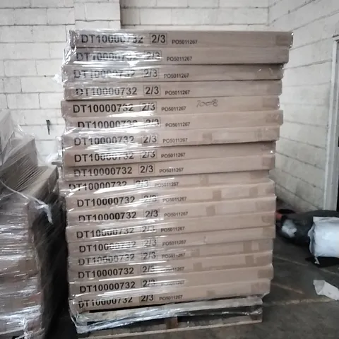 PALLET OF ASSORTED BRAND NEW BUT INCOMPLETE BOXED FURNITURE PARTS AND PIECES