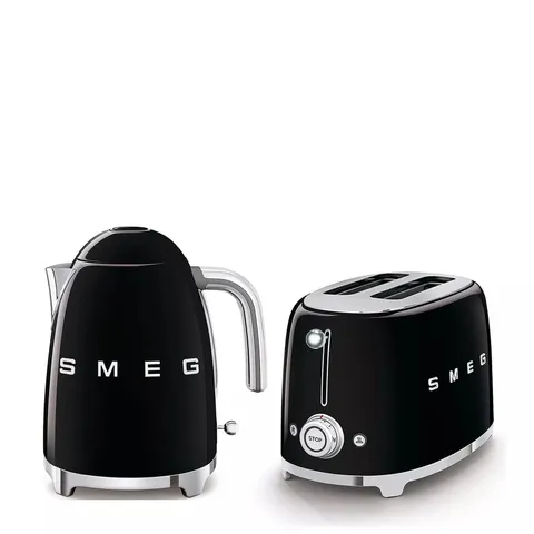 SMEG 50'S STYLE KETTLE AND 2 SLICE TOASTER