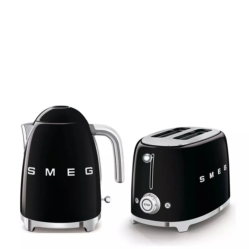 SMEG 50'S STYLE KETTLE AND 2 SLICE TOASTER