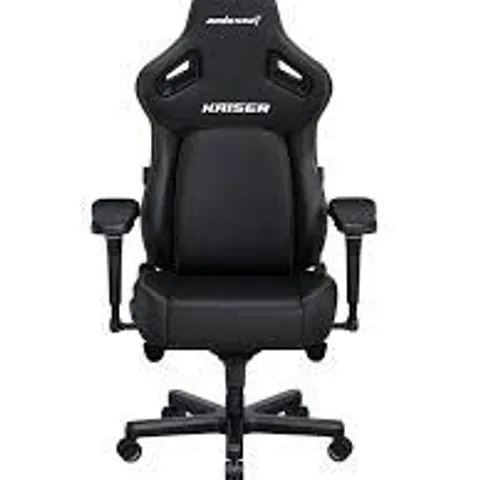 BOXED ANDASEAT KAISER S3 PREMIUM XL CHAIR BLACK FABRIC (1 BOX)