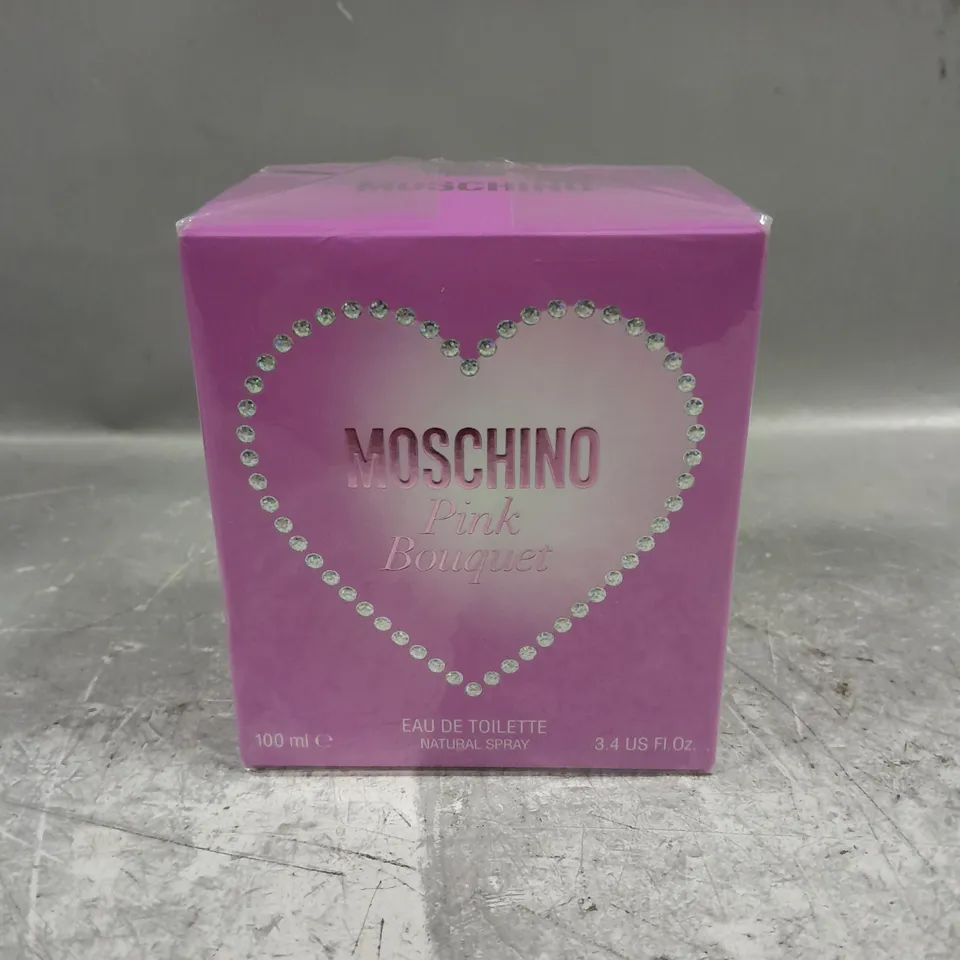 SEALED BOXED MOSCHINO PINK BOUQUET EAU DE TOILETTE 100ML