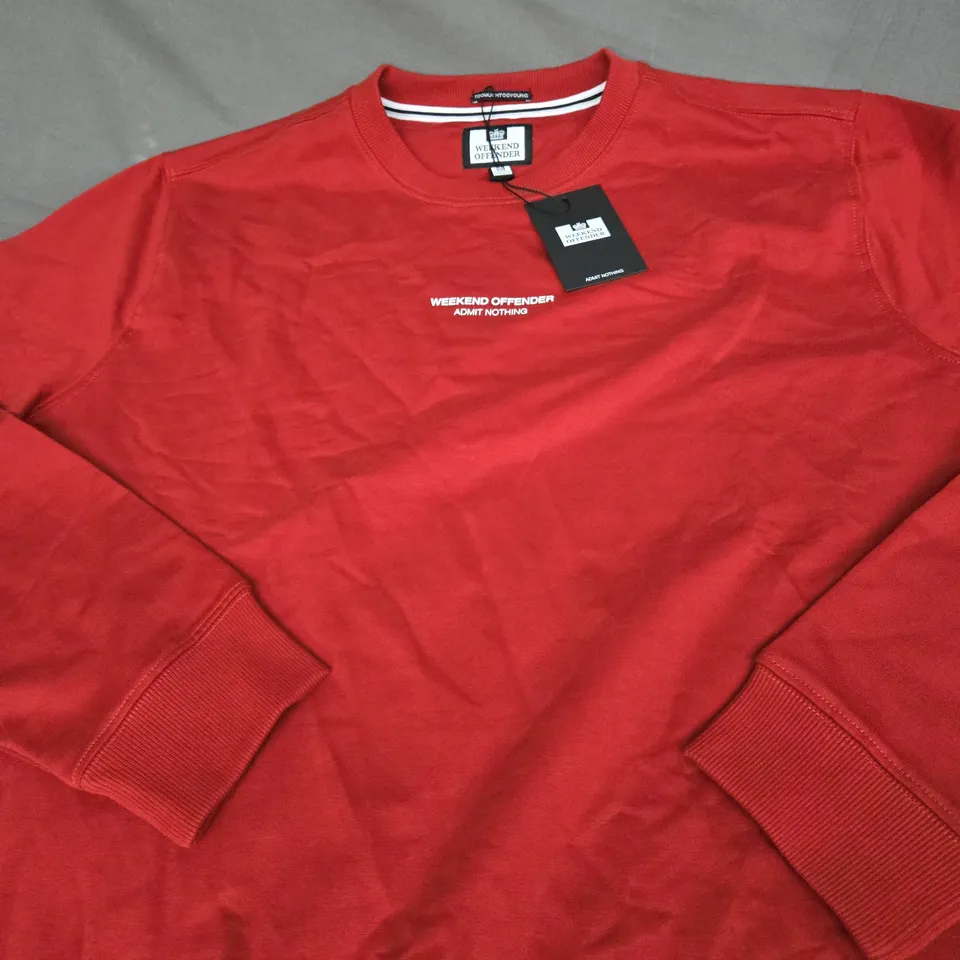 WEEKEND OFFENDER WOAN SWEATSHIRT SIZE L