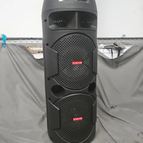 BAZOOKA SPEAKER DY036 – BLACK PORTABLE PA LOUDSPEAKER (DJ EQUIPMENT)