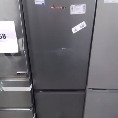 FRIDGEMASTER MC50165ES, 50cm FREESTANDING 60/40 FRIDGE FREEZER - SILVER