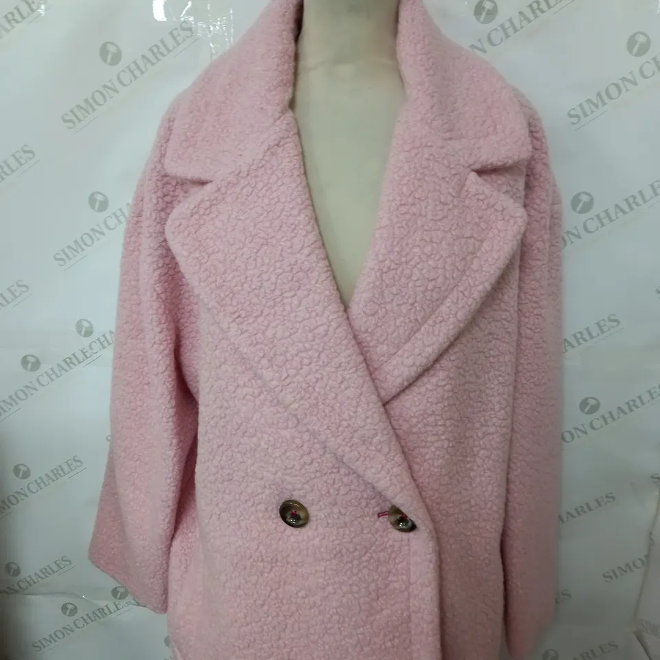 MAISON LENER WOOL BUTTON COAT SIZE L