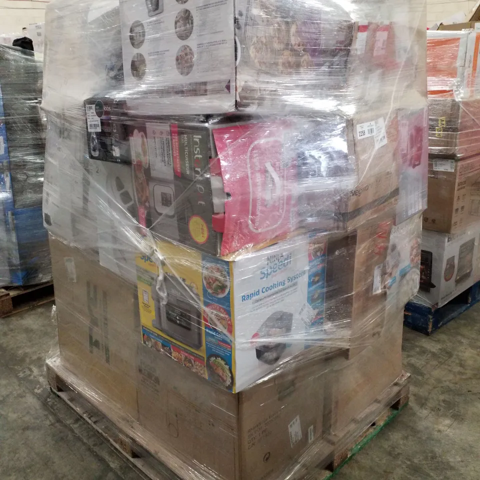 PALLET OF APPROXIMATELY 29 UNPROCESSED RAW RETURN HOUSEHOLD AND ELECTRICAL GOODS TO INCLUDE;