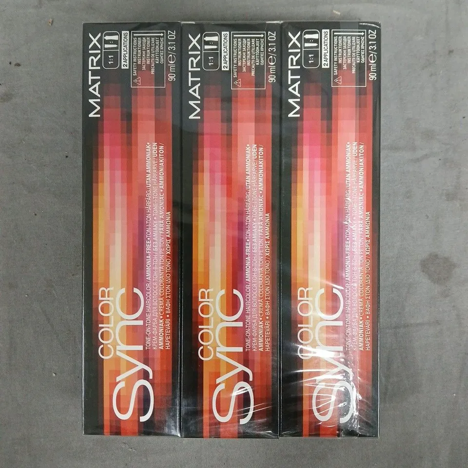 BOX OF APPROXIMATELY 20 ASSORTED MATRIX SO COLOUR SYNC PRODUCTS