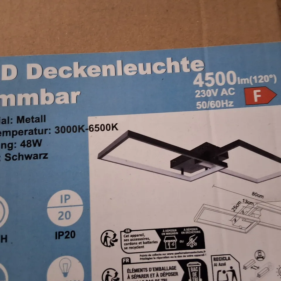 BOXED LED CEILING LIGHT