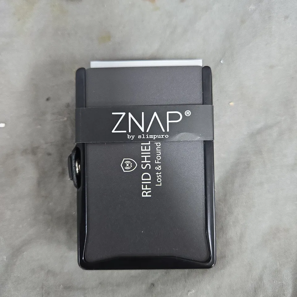 ZNAP ALUMINUM WALLET BY SLIMPURO – RFID SHIELD CARD WITH COIN CASE (REMOVEABLE)