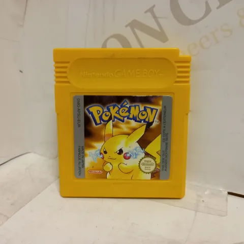 NINTENDO GAMEBOY POKEMON YELLOW GAME CARTRIDGE