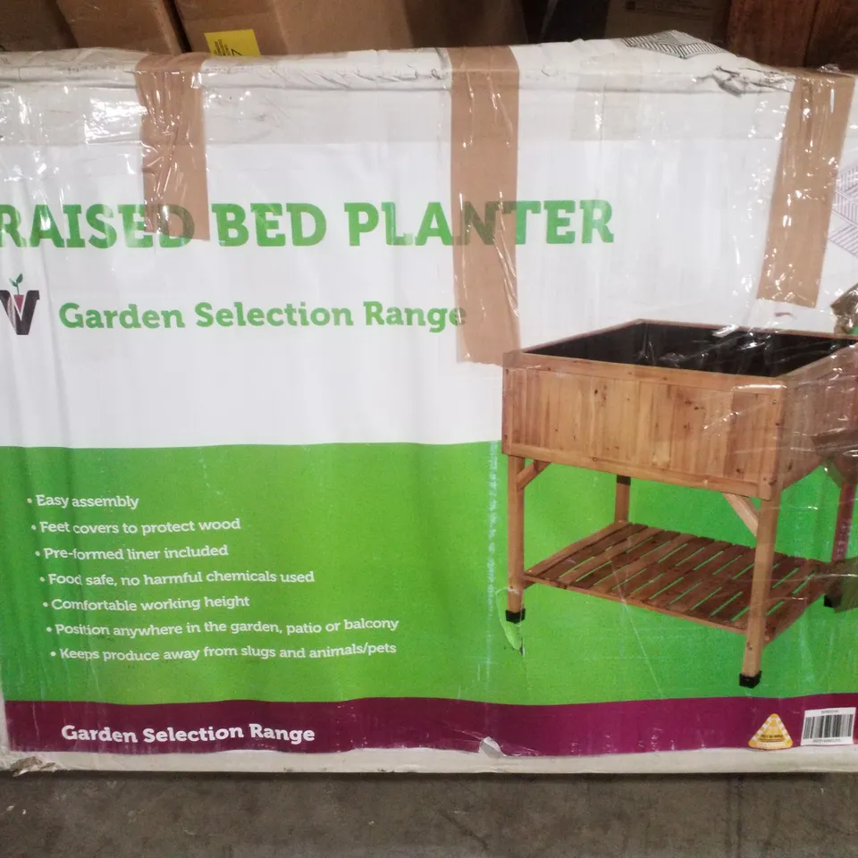 BOXED RAISED BED PLANTER 