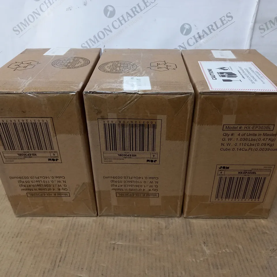 LOT OF 12 BOXED AS NEW JAM LIVE LARGE WIRELESS EARPHONES 