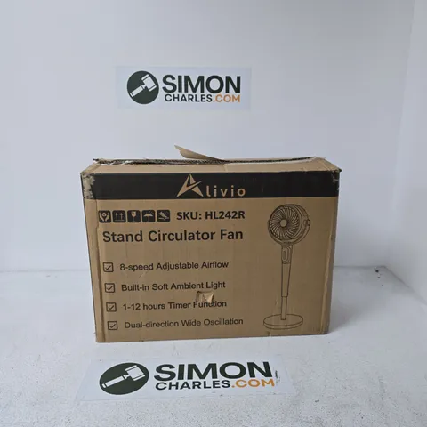 LIVIVO STAND CIRCULATOR FAN – BOXED (HL242R)
