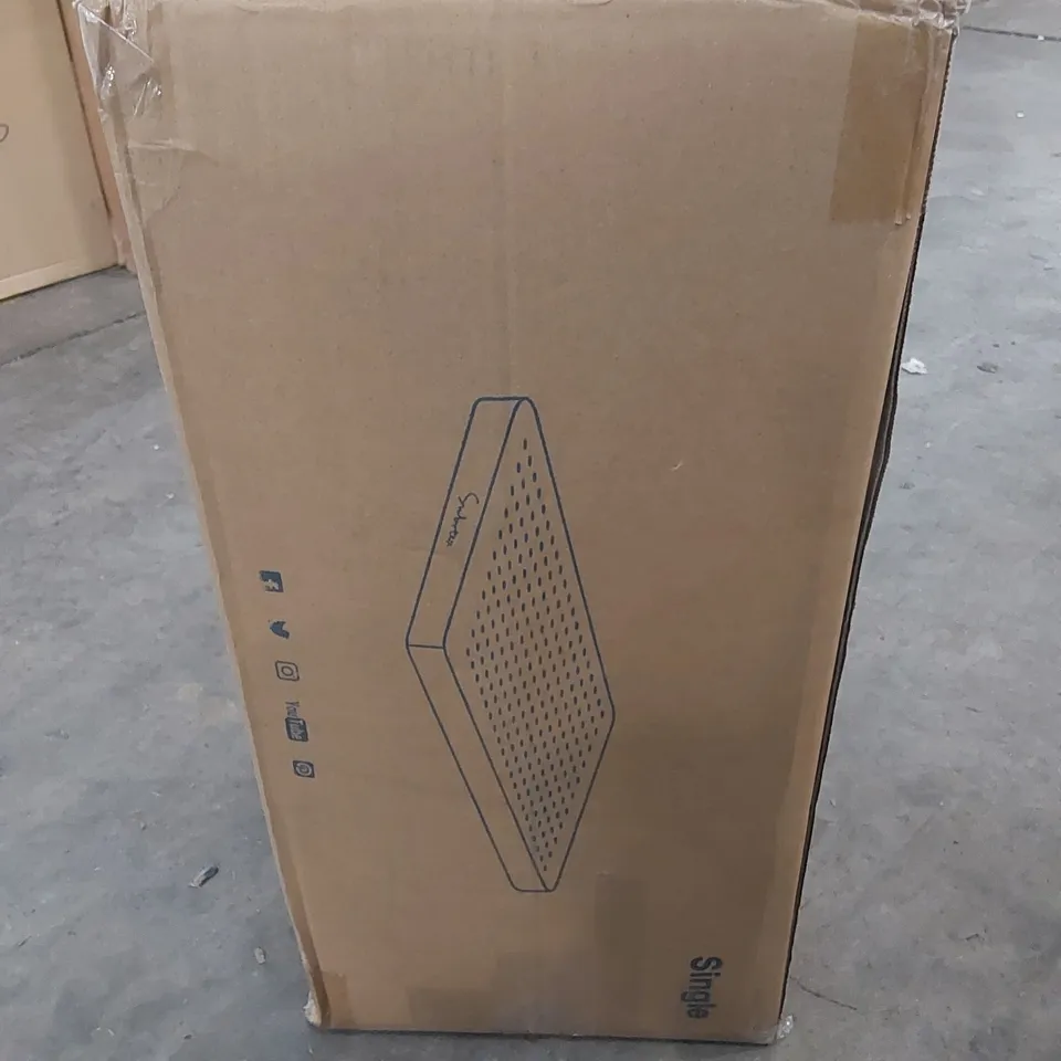BAGGED ROLLED HIGH DENSITY 5cm GEL MEMORY FOAM SINGLE MATTRESS TOPPER 