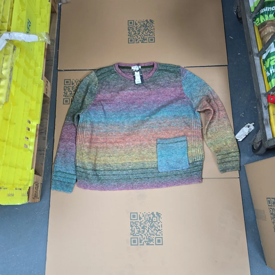 WHITE STUFF WOMEN'S RAINBOW KNIT JUMPER – UK 22