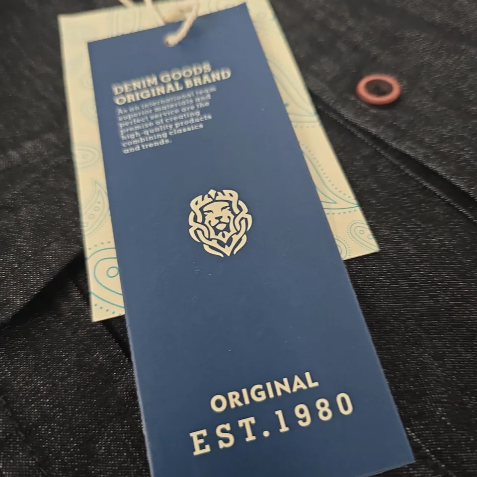 DENIM SHIRT – DARK INDIGO, LONG SLEEVE, SIZE L