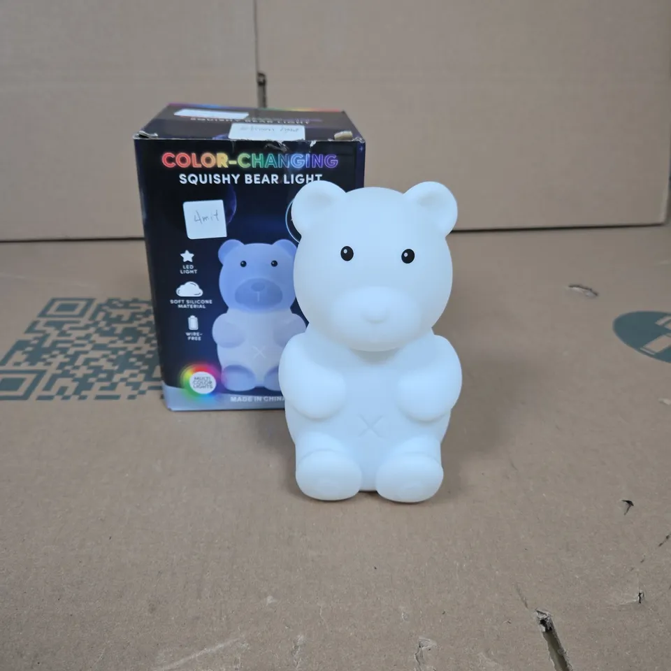 COLOUR CHANGING SQUISHY BEAR LIGHT