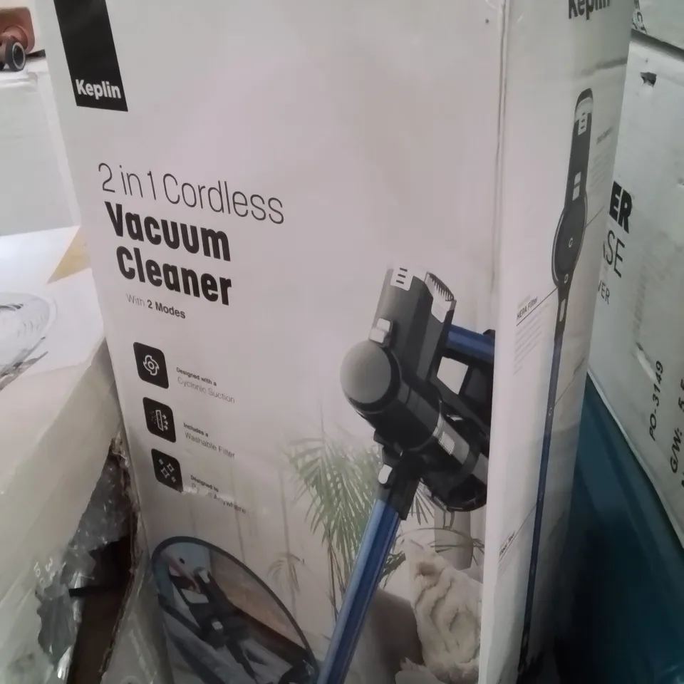 BOXED KEPLIN 2IN1 CORDLESS VACUUM CLEANER