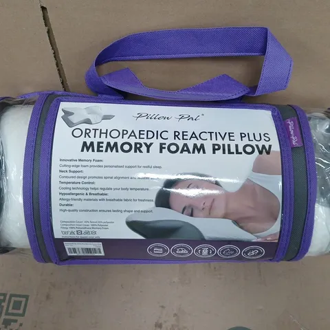 PILLOW PAL ORTHOPAEDIC REACTIVE PLUS MEMORY FOAM PILLOW 