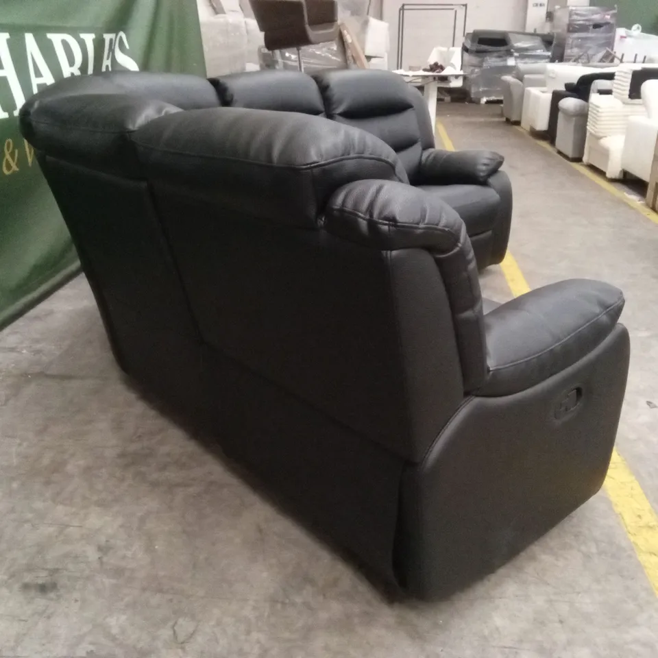 ROTHBURY LUXURY FAUX LEATHER HIGH BACK MANUAL RECLINER CORNER GROUP SOFA RRP £1599
