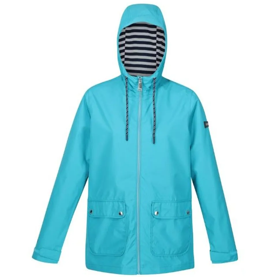 REGATTA WOMEN'S BAYLETTA WATERPROOF JACKET  TAHOE BLUE SIZE 18