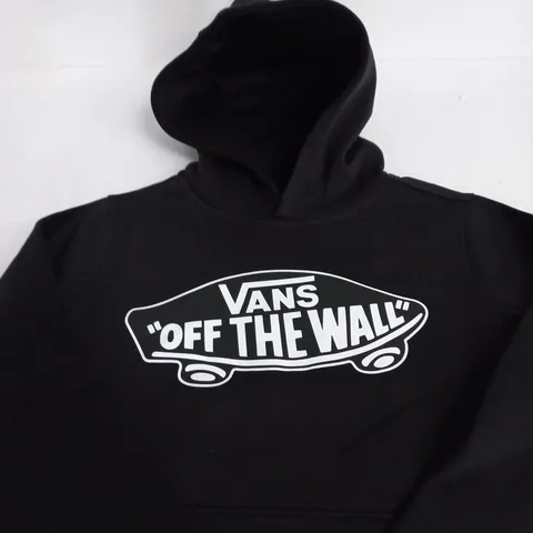 VANS OFF THE WALL HOODIE – BLACK - SIZE SMALL