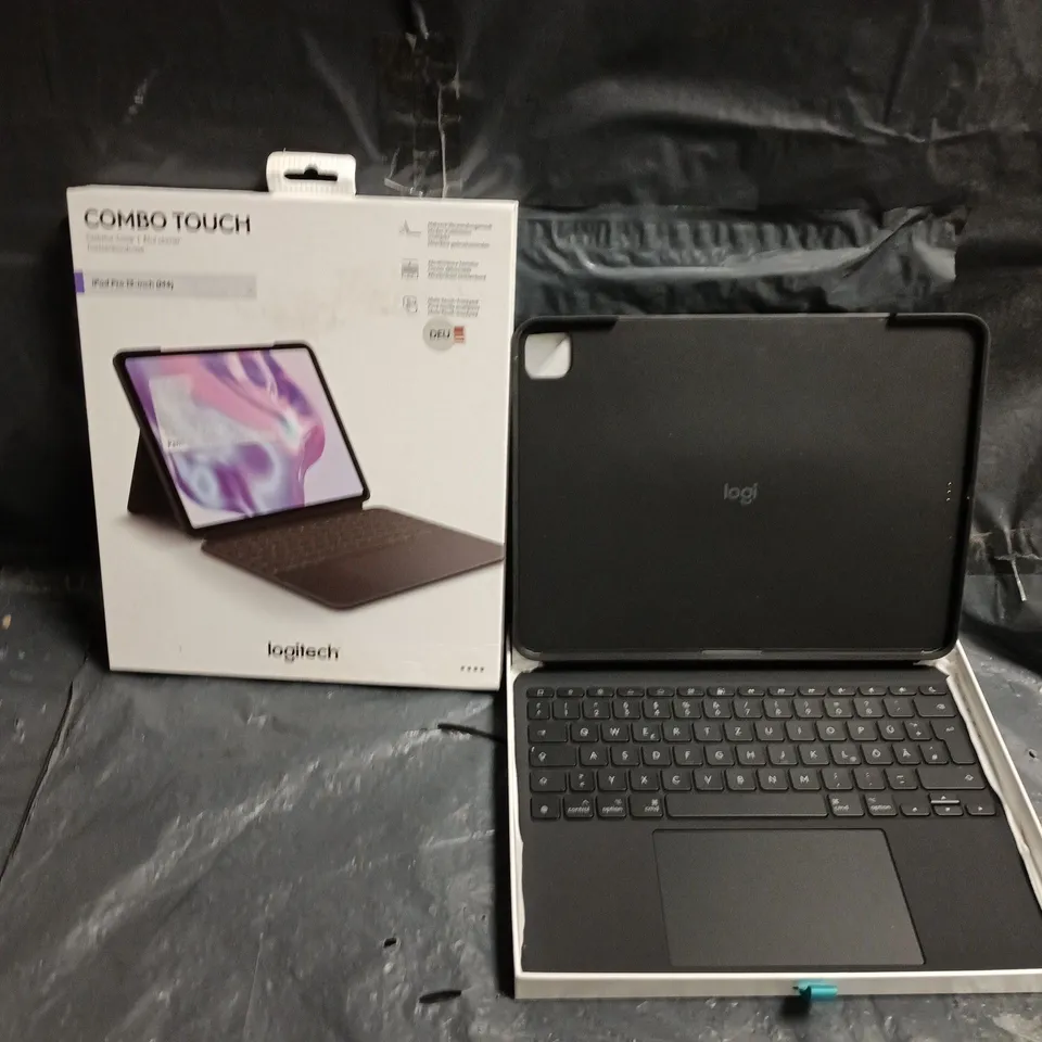 LOGITECH COMBO TOUCH KEYBOARD CASE FOR IPAD PRO 13 INCH – BOXED GERMAN KEYBOARD