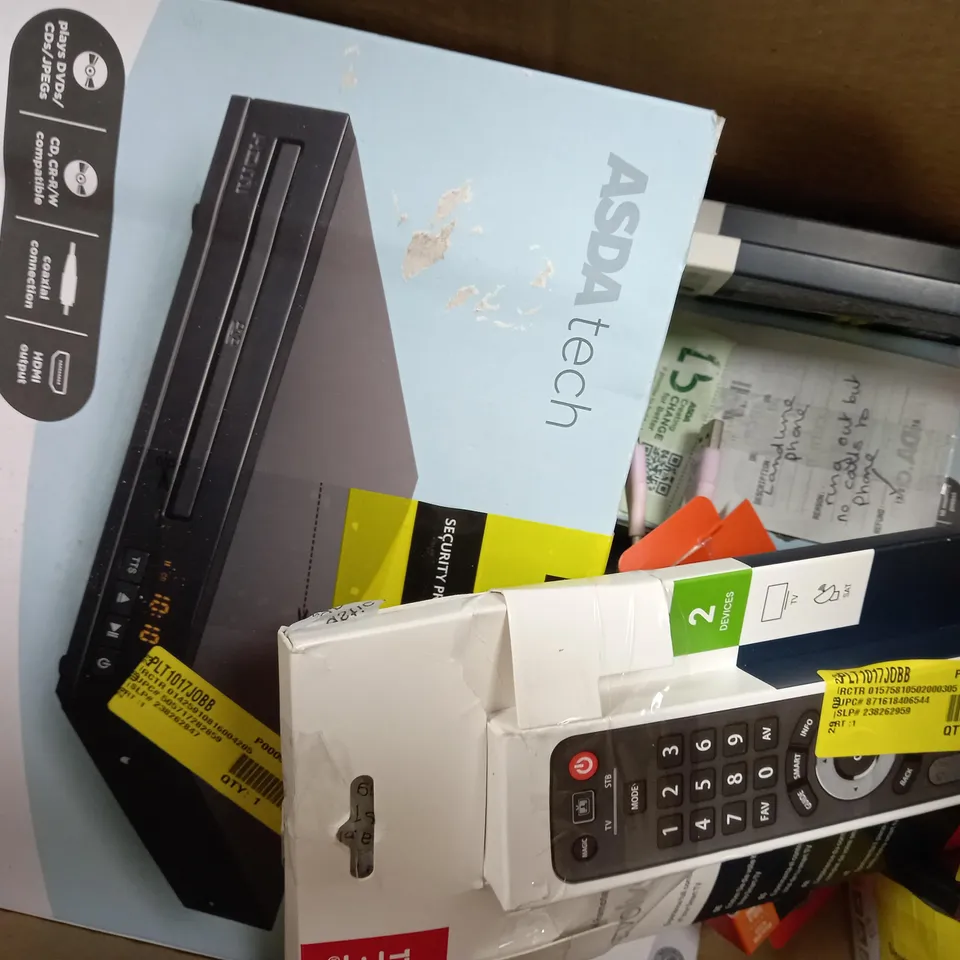 APPROXIMATELY 20 ASSORTED ITEMS TO INCLUDE POLAROID RETRO RADIO, DVD PLAYER, WIRELESS EARBUDS ETC. 